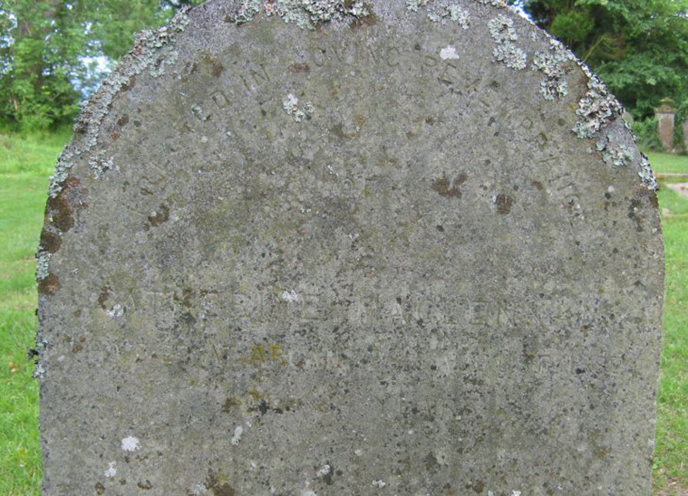 Photo of headstones/Catherine MacLennan died 1882 MI Urray old